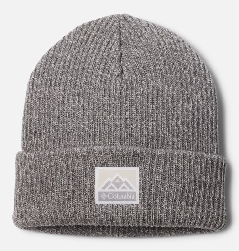 Whirlibird Cuffed Beanie, Color: City Grey, Chalk Marled, Mountains, image 1