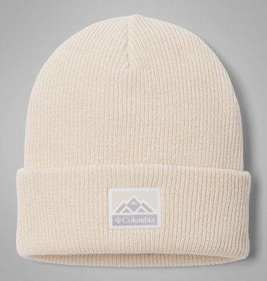 Unisex Whirlibird Cuffed Beanie, Color: Chalk, Mountains, image 10