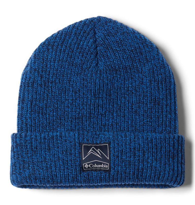 Whirlibird Cuffed Beanie, Color: Bright Indigo, Collegiate Navy Marled, image 1