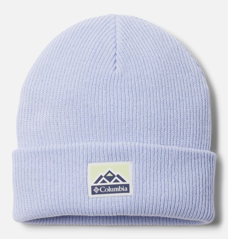 Whirlibird Cuffed Beanie, Color: Snowdrift, Mountains, image 1