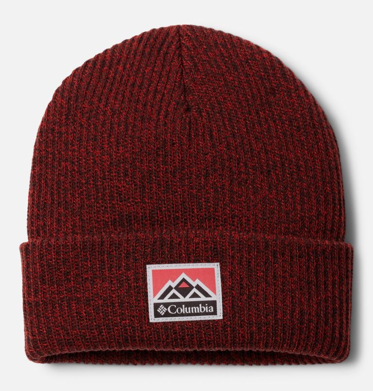 Whirlibird Cuffed Beanie, Color: Moonvista, Daredevil Marled, Mountains, image 1
