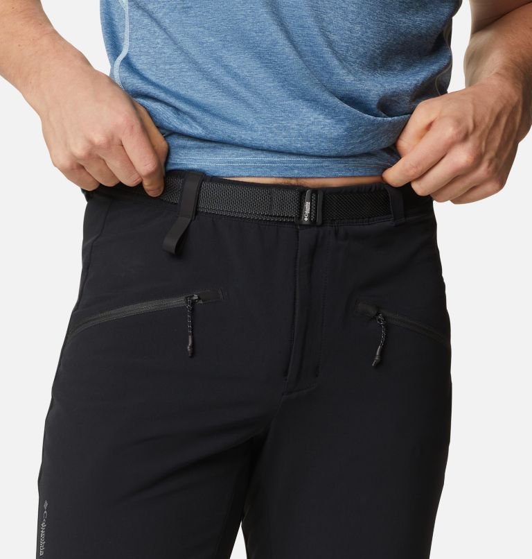 Men's Peak Pursuit Softshell Pants, Color: Black, Shark