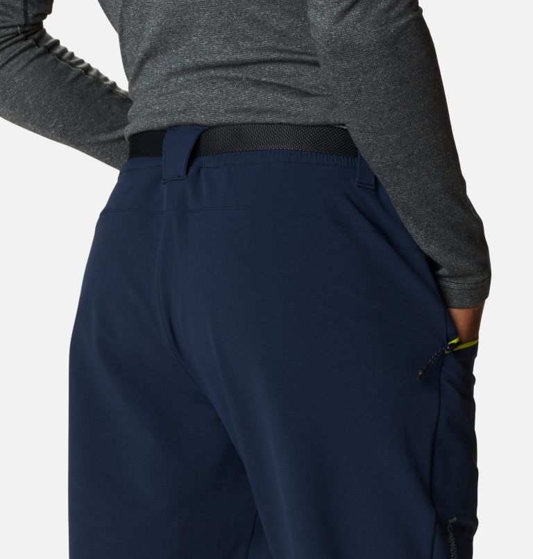 M Peak Pursuit Softshell Pant | 464 | M, Color: Collegiate Navy, Bright Chartreuse, image 5
