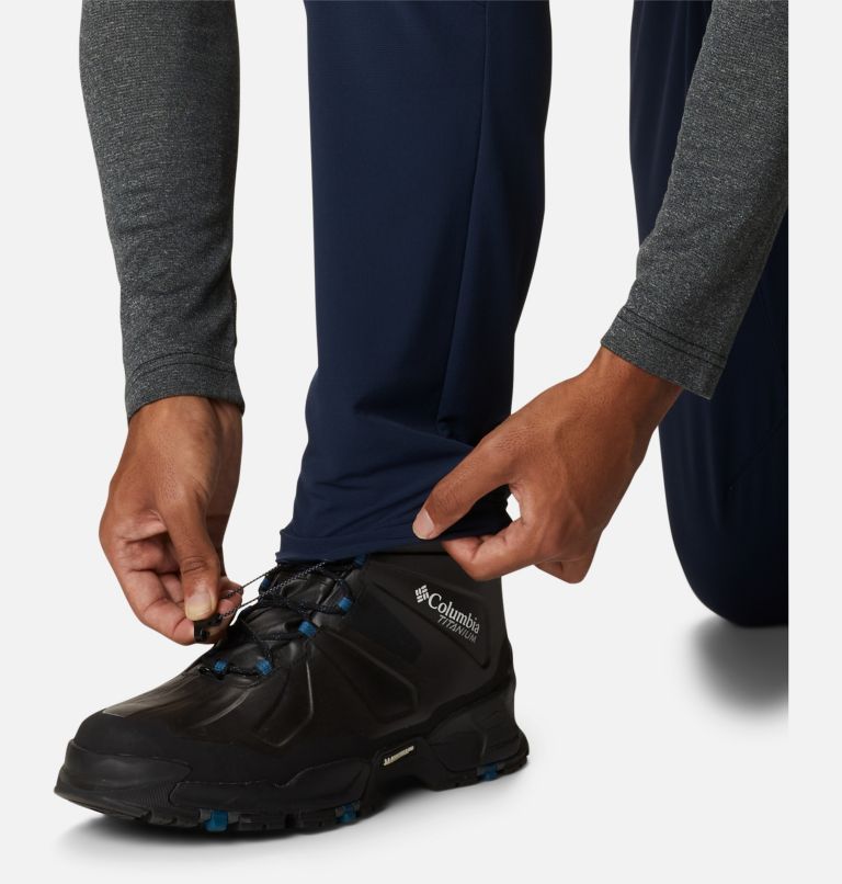 M Peak Pursuit Softshell Pant | 464 | M, Color: Collegiate Navy, Bright Chartreuse, image 6