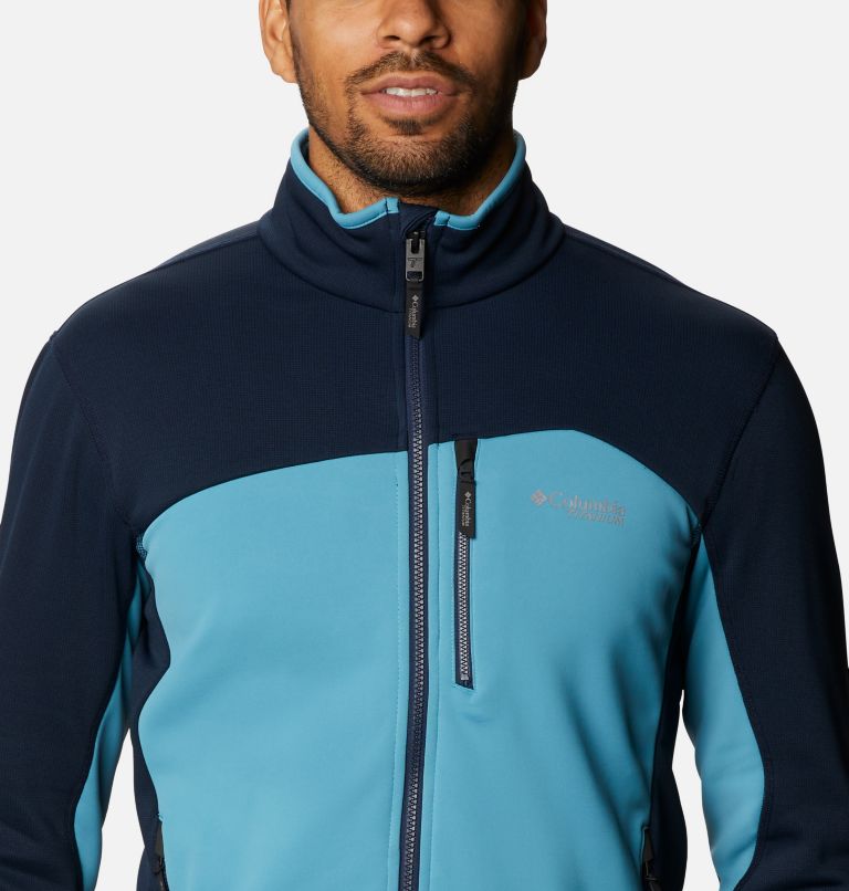 Manteau en laine polaire Powder Chute pour homme, Color: Collegiate Navy, Canyon Blue, image 4