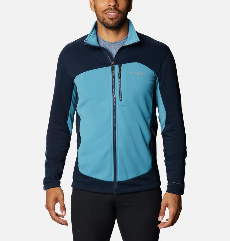 Manteau en laine polaire Powder Chute pour homme, Color: Collegiate Navy, Canyon Blue, image 1