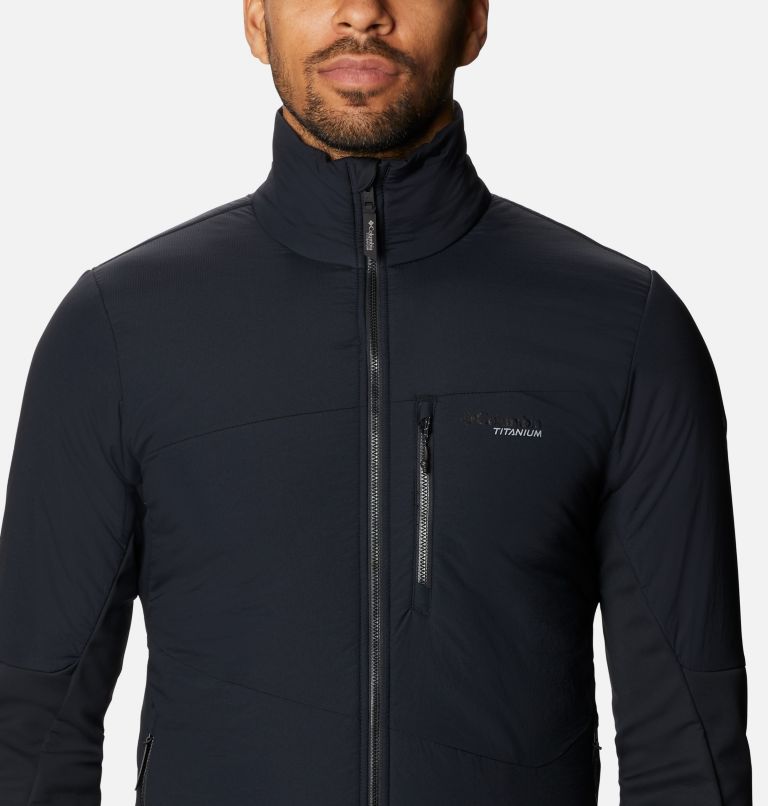 Men's Peak Pursuit Hybrid Midlayer Jacket, Color: Black, image 4