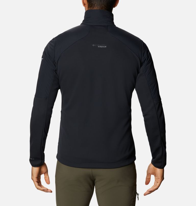 Men's Peak Pursuit Hybrid Midlayer Jacket, Color: Black, image 2