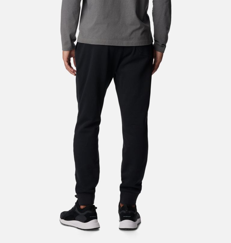 All in Motion Men's Cotton Fleece jogger sweatpants in gray/black