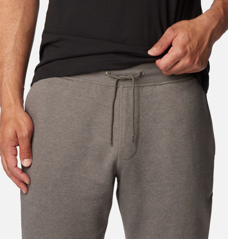 Men's CSC Logo Fleece Jogger II, Color: City Grey Hthr, Branded Shadow Logo, image 4