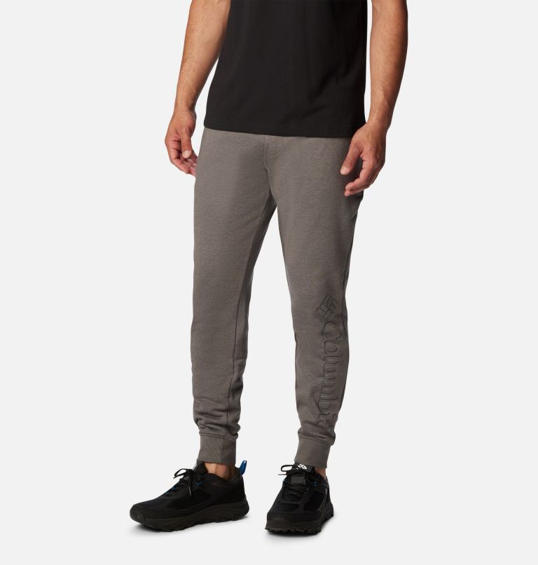 Men's CSC Logo Fleece Jogger II, Color: City Grey Hthr, Branded Shadow Logo, image 1