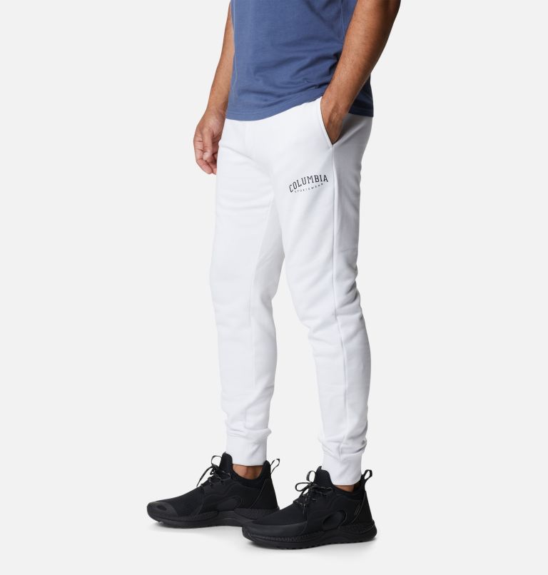 Pantalones deportivos CSC Logo II para hombre, Color: White