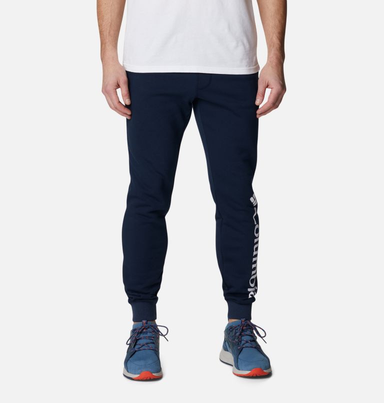 Pantalon de Jogging CSC Logo II homme, Color: Collegiate Navy, White, image 1