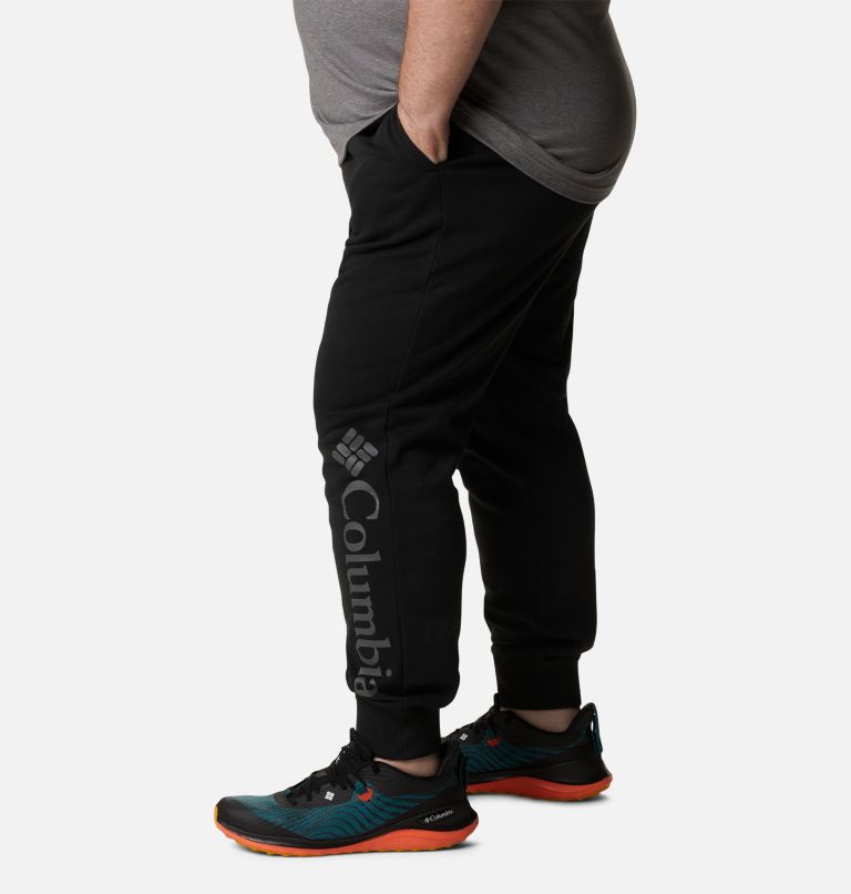 Thumbnail: CSC Logo II Fleece Jogginghose für Männer – erweiterte Größe, Color: Black, City Grey, image 3