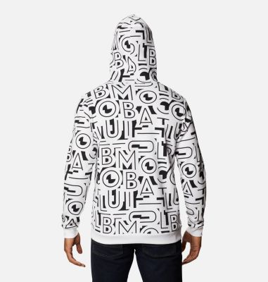 Hoodie imprim&eacute; Columbia Logo homme M Columbia Logo&trade; Printed Hoodie | 010 | S, Black, White Typo, back