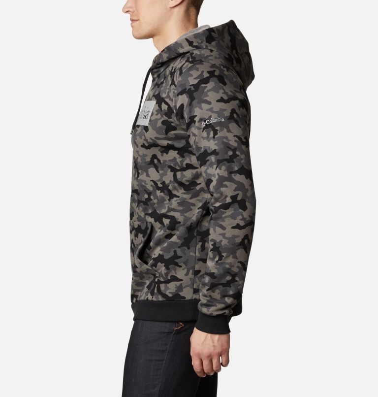M Columbia Logo Printed Hoodie | 011 | XL, Color: Black Camo, image 3