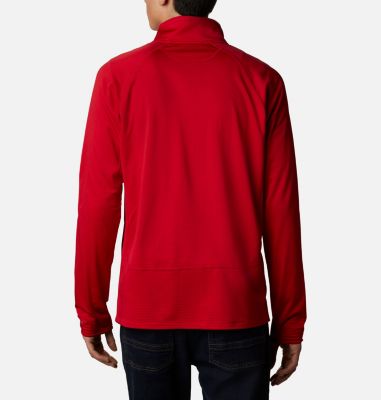 Strato intermedio con cerniera integrale Mt. Powder&trade; da uomo Mt. Powder&trade; Full Zip | 613 | XXL, Mountain Red, back