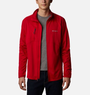 Strato intermedio con cerniera integrale Mt. Powder&trade; da uomo Mt. Powder&trade; Full Zip | 613 | XXL, Mountain Red, front