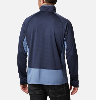 Men's Mt. Powder&trade; Half Zip Midlayer Mt. Powder&trade; Half Zip | 464 | S, Collegiate Navy, Bluestone, back
