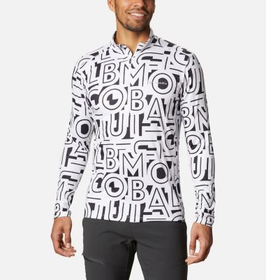 Men's Winter Power&trade; Half Zip Shirt Winter Power&trade; Half Zip | 043 | M, White Typo, front