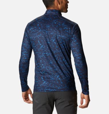 Men's Winter Power&trade; Half Zip Shirt Winter Power&trade; Half Zip | 043 | M, Collegiate Navy Crackle, back