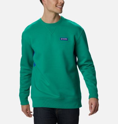 Crew Bugasweat da uomo Bugasweat&trade; Crew | 673 | L, Emerald Green, Lapis Blue, front