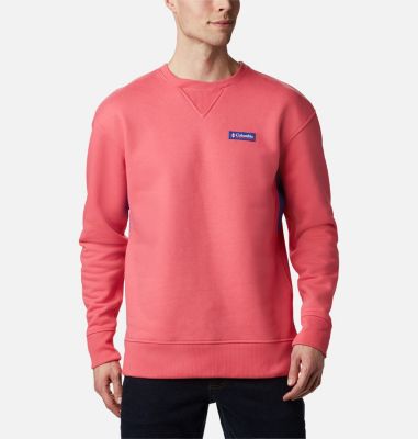 Crew Bugasweat da uomo Bugasweat&trade; Crew | 673 | L, Bright Geranium, Lapis Blue, front