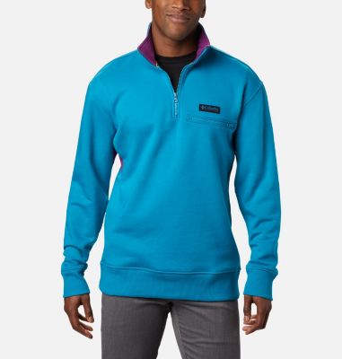 Bugasweat&trade; Quarter Zip Bugasweat&trade; Quarter Zip | 100 | L, Fjord Blue, Plum, front