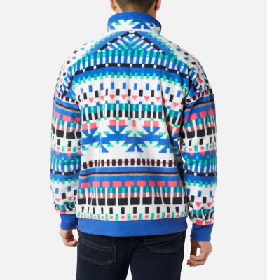 Powder Keg&trade; Fleece Powder Keg&trade; Fleece | 410 | S, White Print, Lapis Blue, back