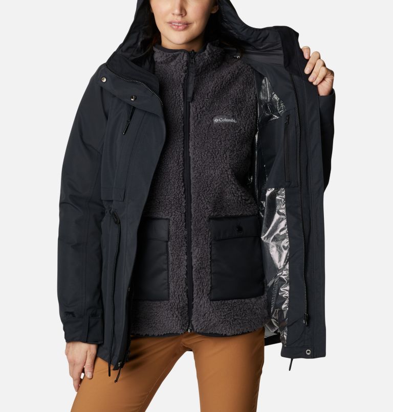 Thumbnail: Women's Drop Ridge Interchange Jacket, Color: Black, image 5
