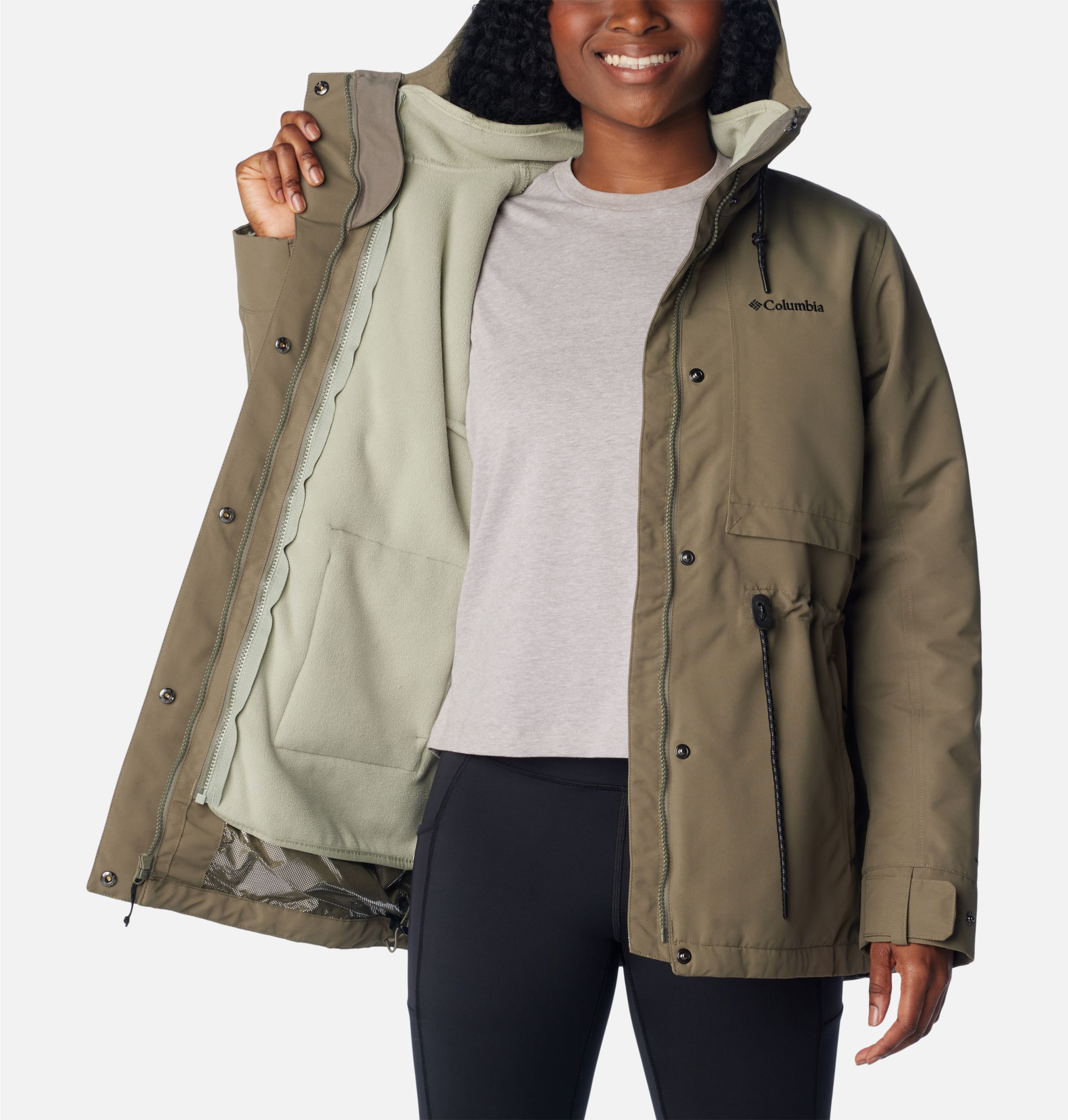 Columbia Women's Drop Ridge Interchange Jacket, Black, X-Small : :  Clothing, Shoes & Accessories