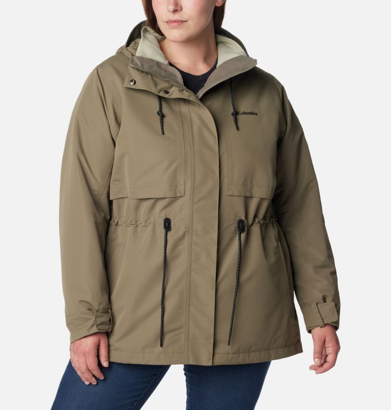 Columbia women's salcantay on sale long interchange jacket