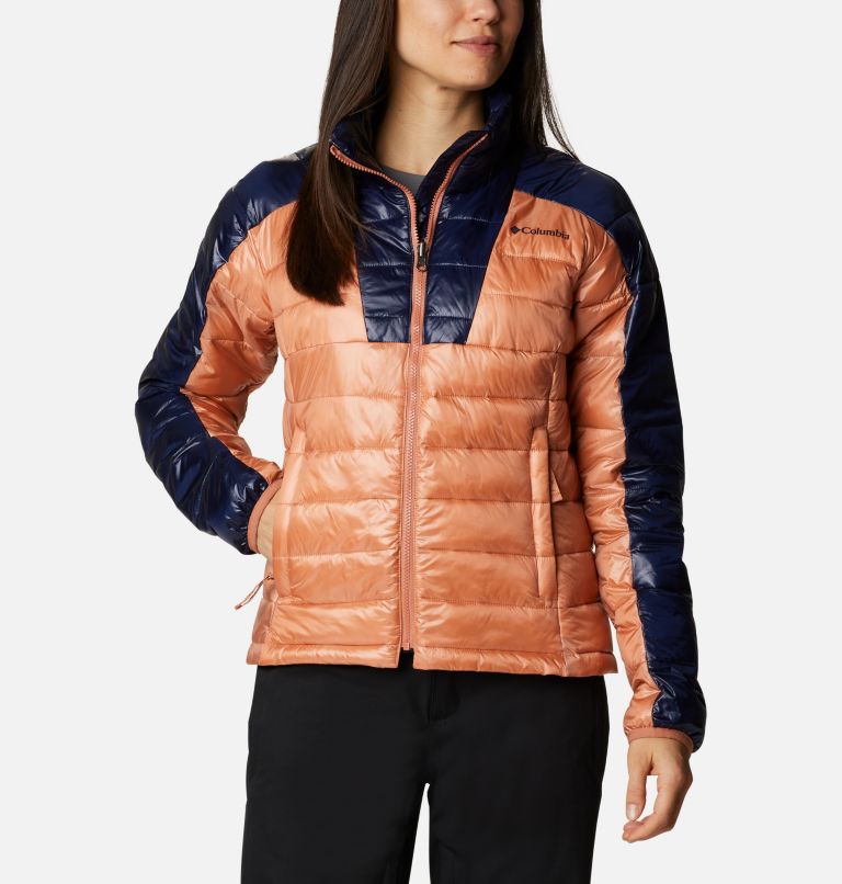 Venta De Chaquetas Columbia Online - Powder Lite Hooded Mujer Naranjas