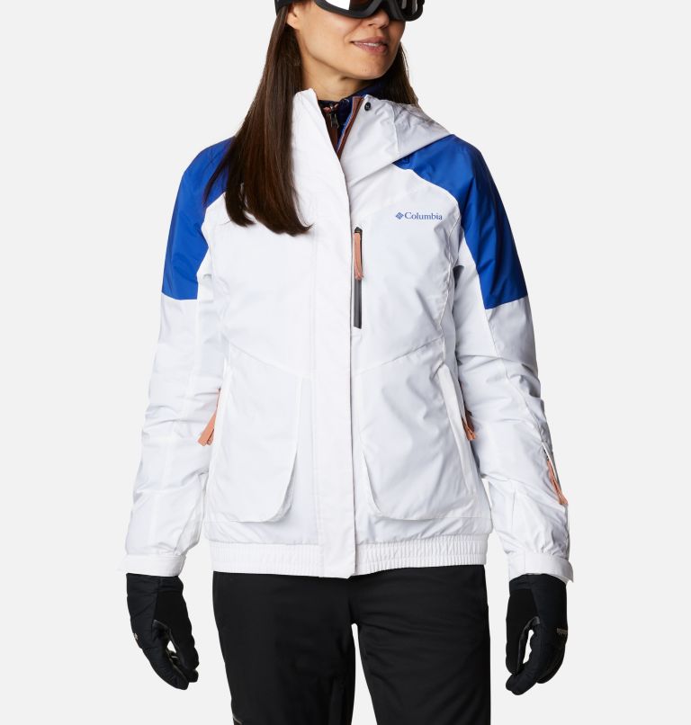 OTU - Chaqueta de esquí impermeable para mujer, cortavientos, abrigo de  nieve con capucha para invierno