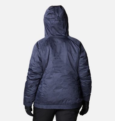 Women's Tracked Out&trade; Interchange Jacket - Plus Size Tracked Out&trade; Interchange Jacket | 472 | 2X, Dark Nocturnal, Lapis Blue Jacquard, back