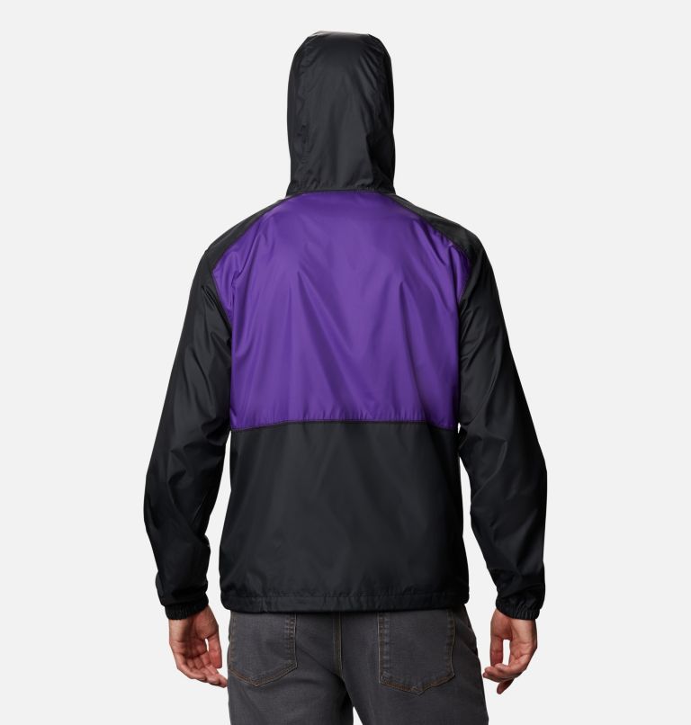 Men's Collegiate Flash Forward Jacket - LSU, Color: LSU - Black, Vivid Purple