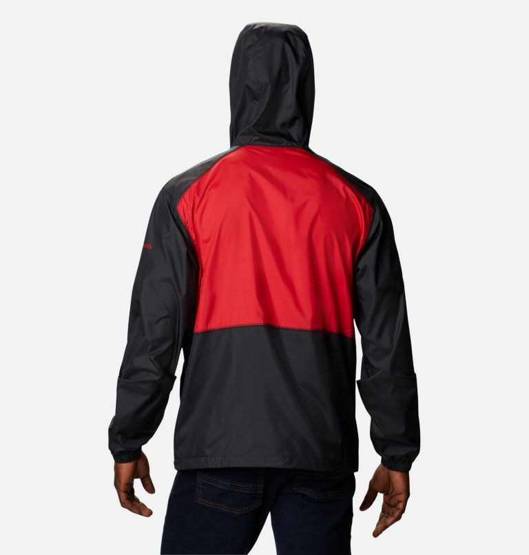 Men's Collegiate Flash Forward Jacket - Georgia, Color: UGA - Black, Bright Red