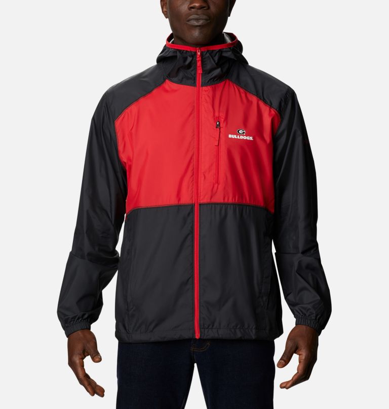 Men's Collegiate Flash Forward Jacket - Georgia, Color: UGA - Black, Bright Red, image 1