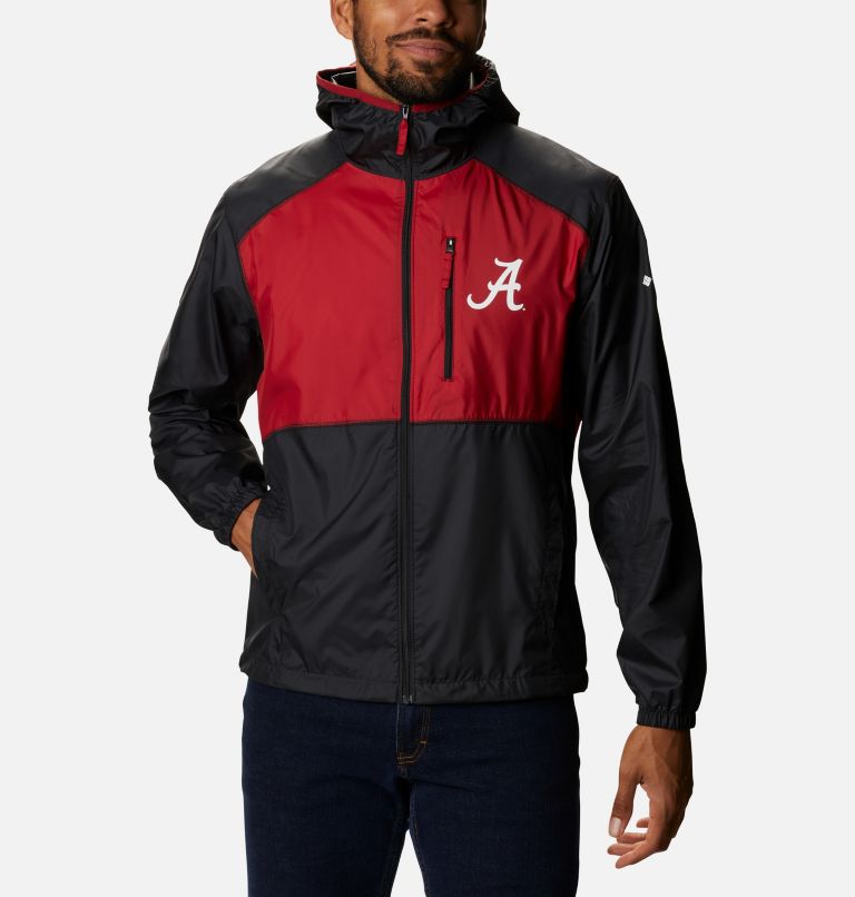 Men's Collegiate Flash Forward Jacket - Alabama, Color: ALA - Black, Red Velvet, image 1