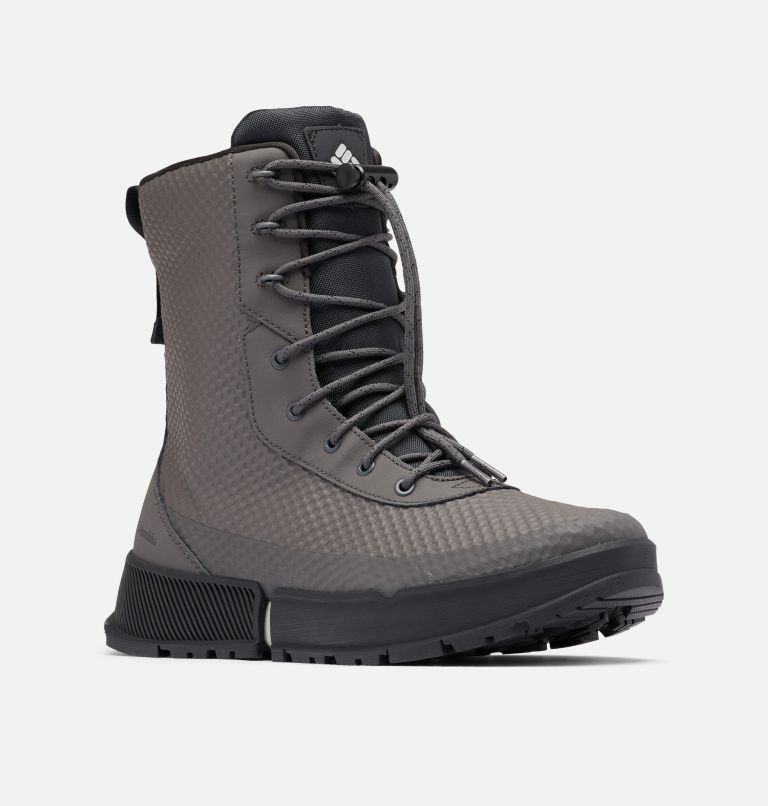 Men's Hyper-Boreal Omni-Heat Tall Boot, Color: Dark Grey, Black, image 2