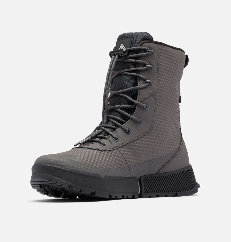 Men's Hyper-Boreal Omni-Heat Tall Boot, Color: Dark Grey, Black