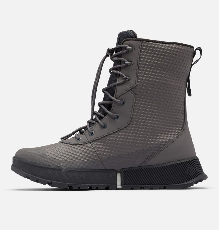 Men's Hyper-Boreal Omni-Heat Tall Boot, Color: Dark Grey, Black