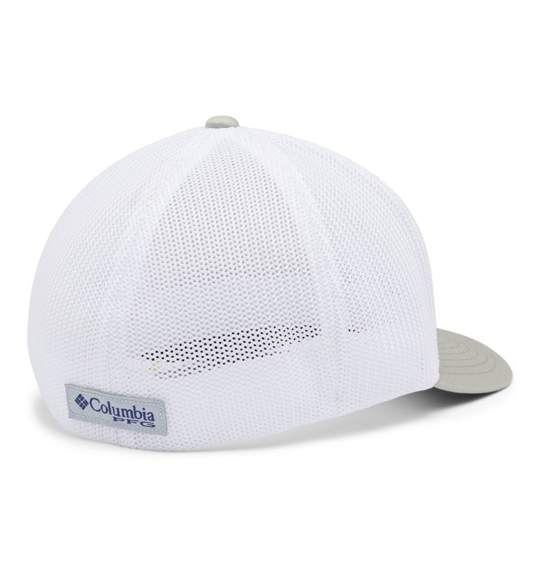 PFG Mesh Fish Flag Ball Cap - Dallas, Color: DC - Columbia Grey, image 2