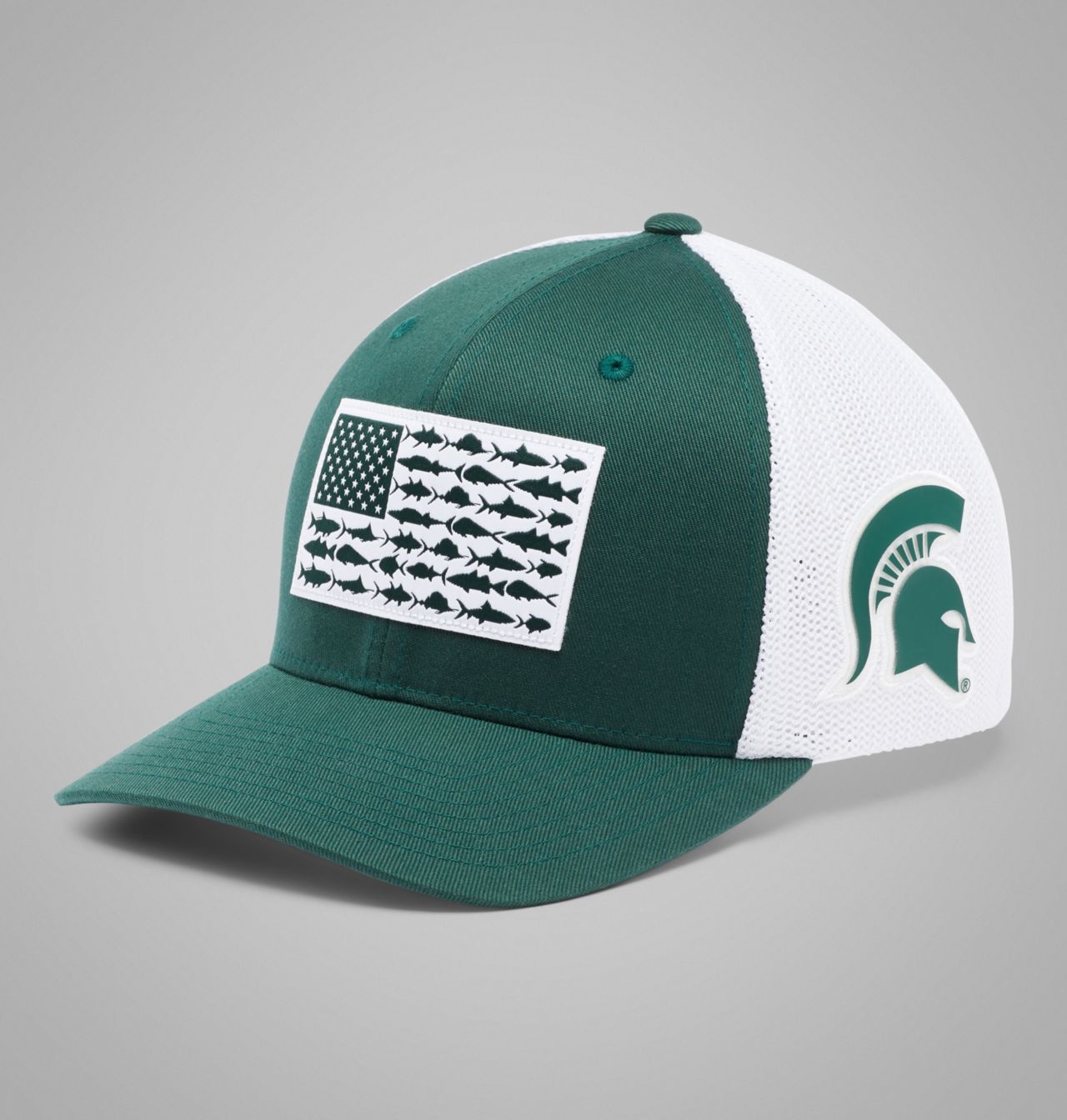 PFG Mesh™ Fish Flag Ball Cap - Michigan State 1
