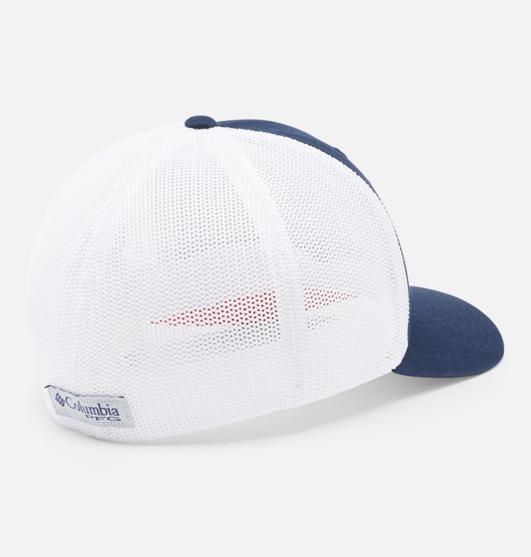 PFG Mesh Fish Flag Ball Cap - Auburn, Color: AUB - Collegiate Navy, image 2