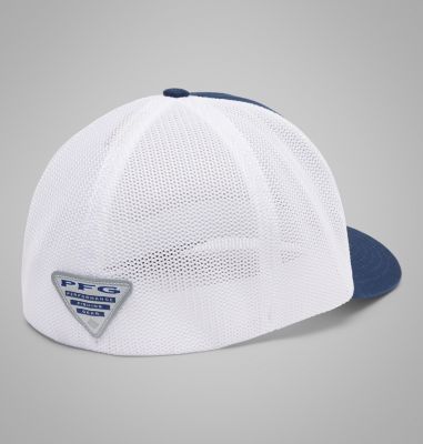 PFG Mesh Fish Flag Ball Cap - Dallas, Color: DC - Collegiate Navy, Texas Flag, image 5