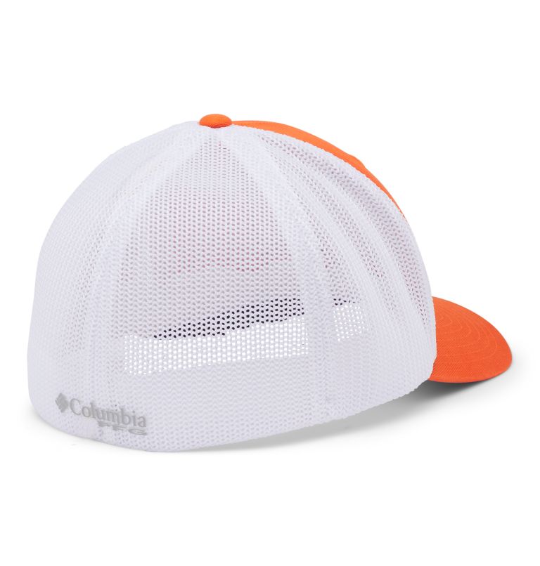 PFG Mesh Fish Flag Ball Cap - Clemson, Color: CLE - Spark Orange, image 2