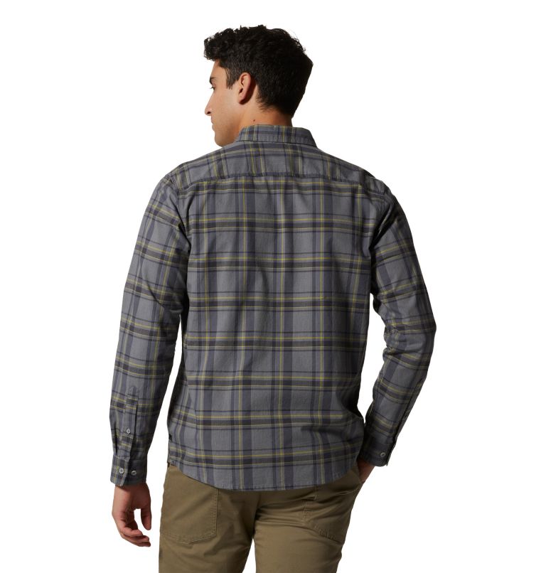 Men's Big Cottonwood Long Sleeve Shirt, Color: Light Storm
