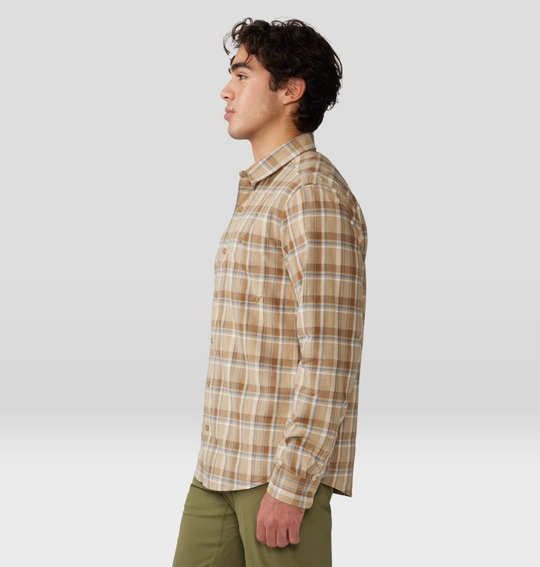 Chemise à manches longues Big Cottonwood Homme, Color: Moab Tan Trailhead Plaid, image 3