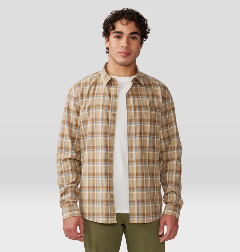 Chemise à manches longues Big Cottonwood Homme, Color: Moab Tan Trailhead Plaid, image 5